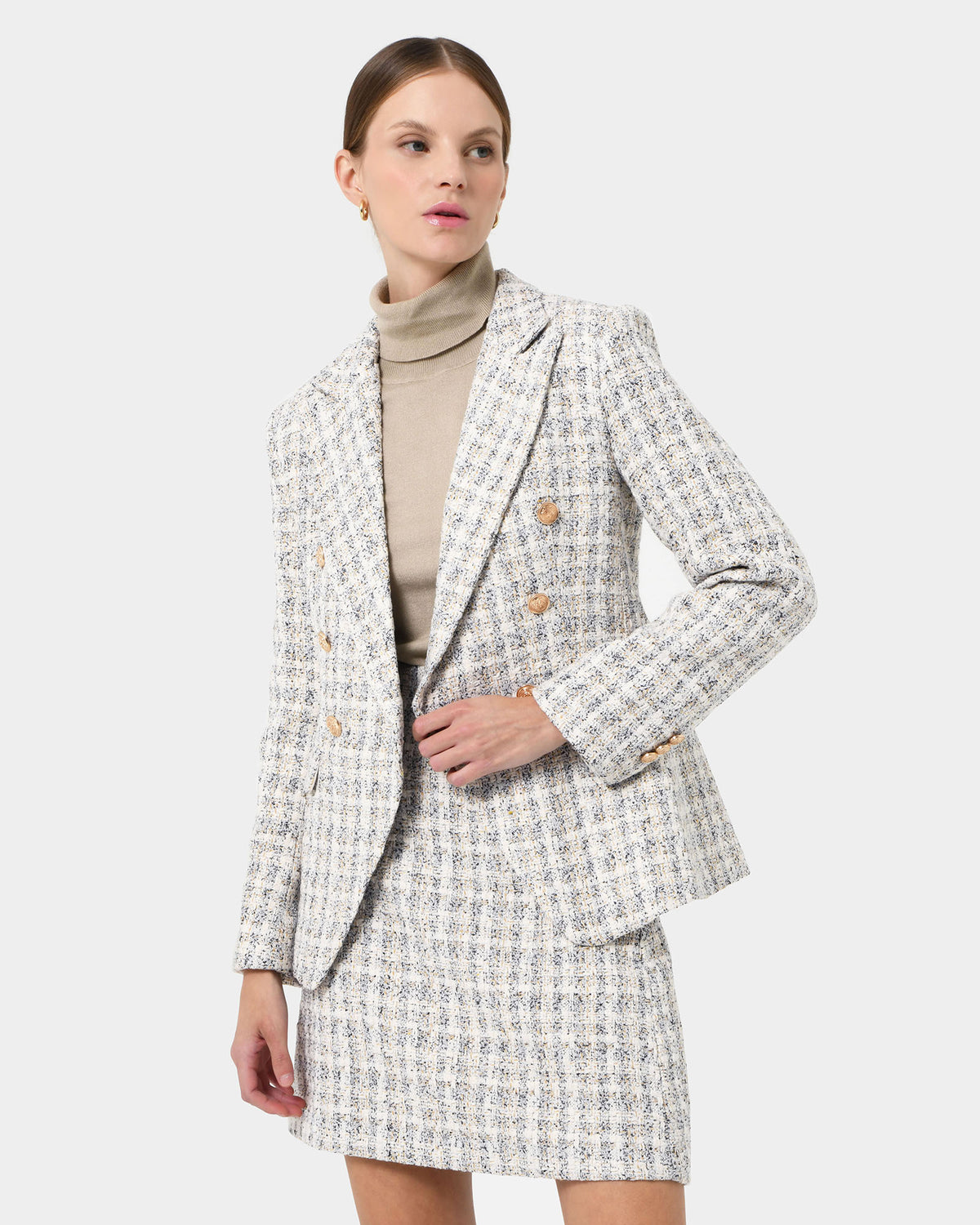 Amal Tweed Blazer
