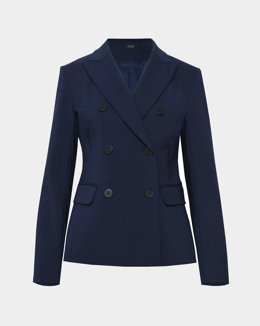 Safira Double Breasted Blazer in navy — product-only view