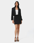 Nikki Cropped Blazer in black — full-length view