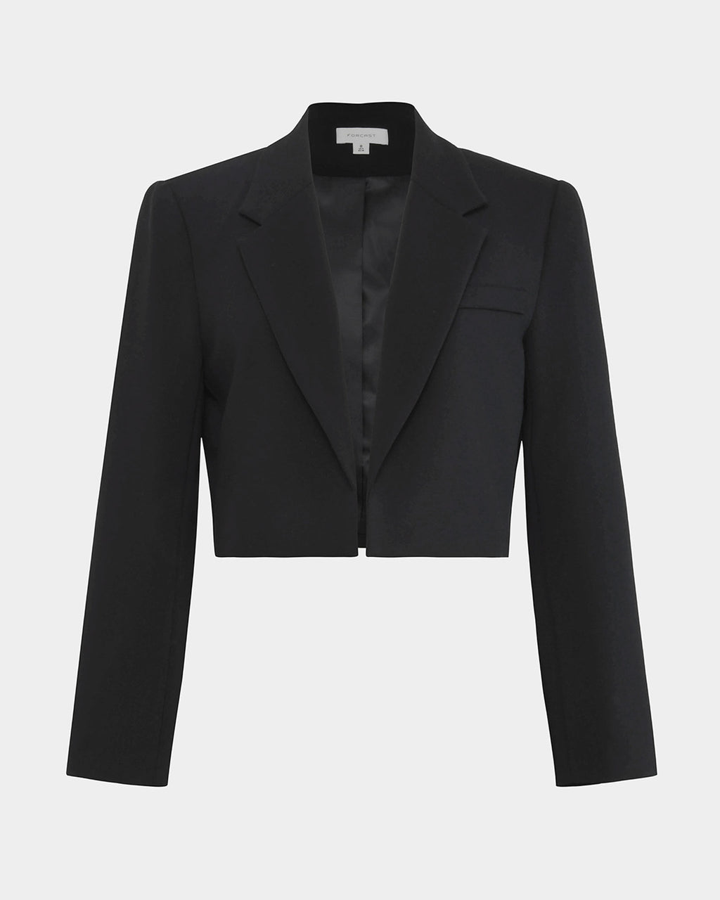 Nikki Cropped Blazer in black — product-only view