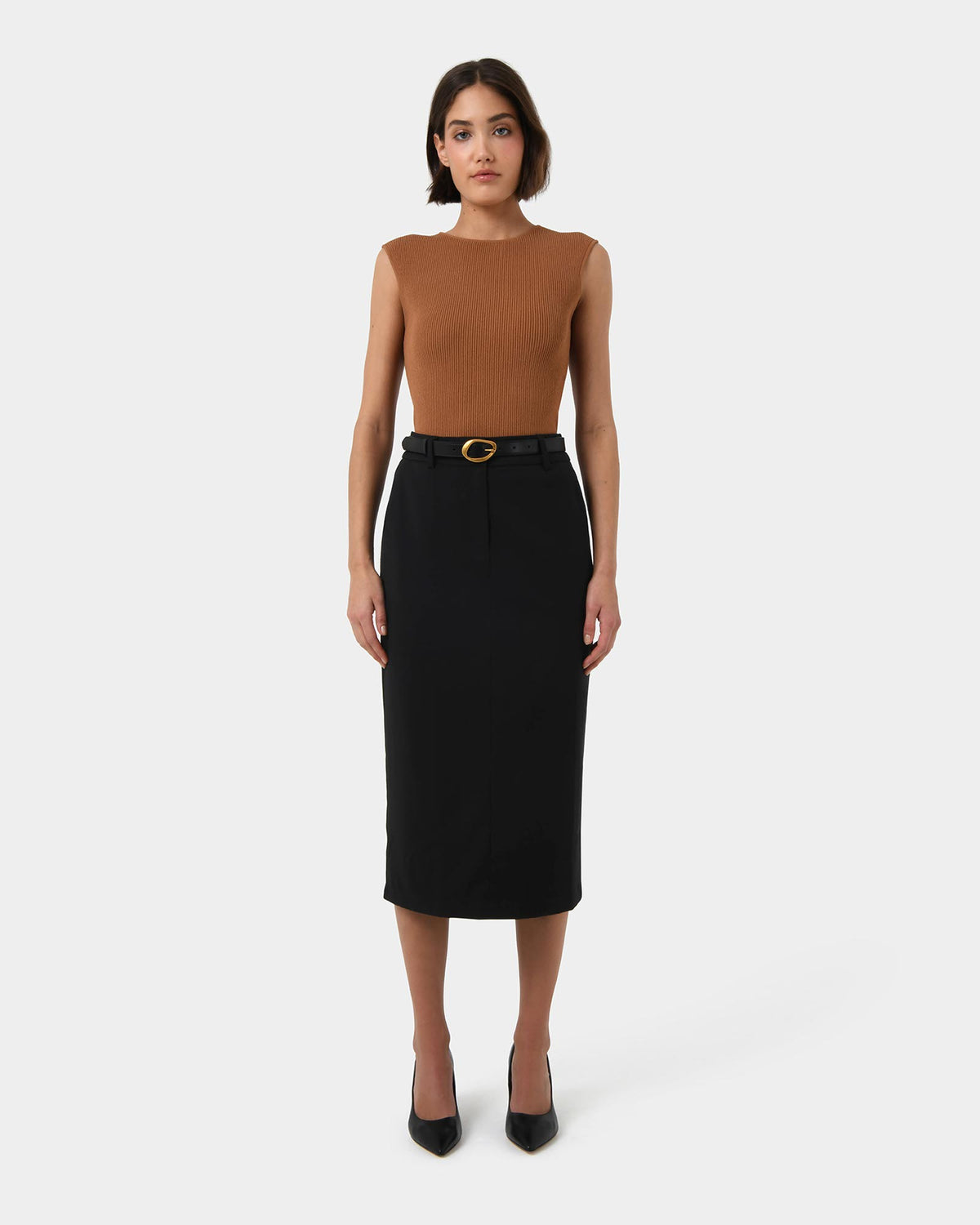 Viviana Sleeveless Knit Top — view 2