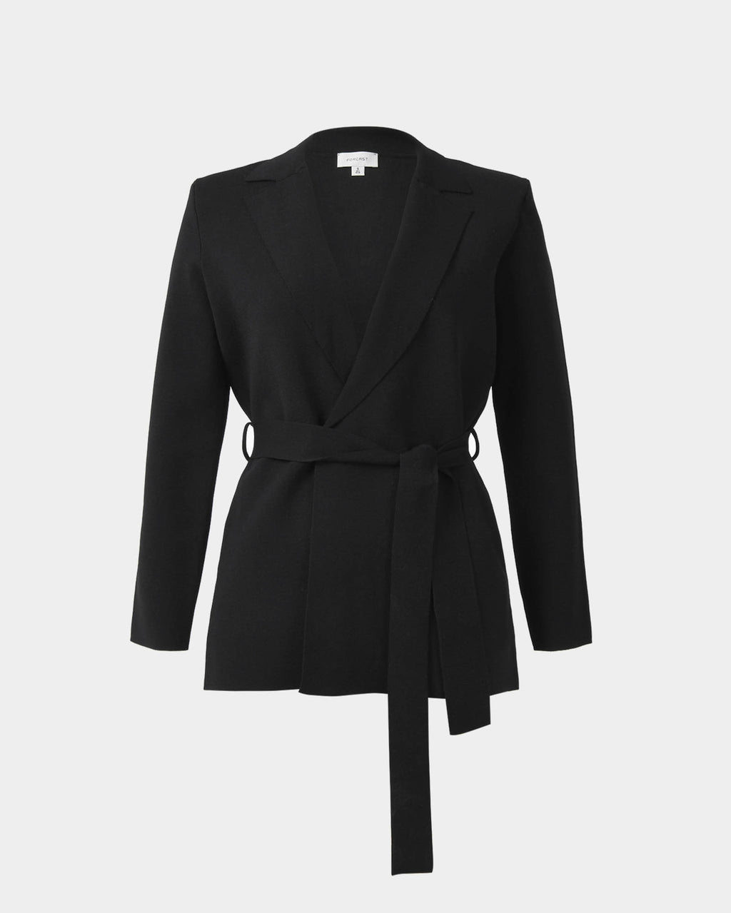 Jordy Knit Blazer in black — product-only view
