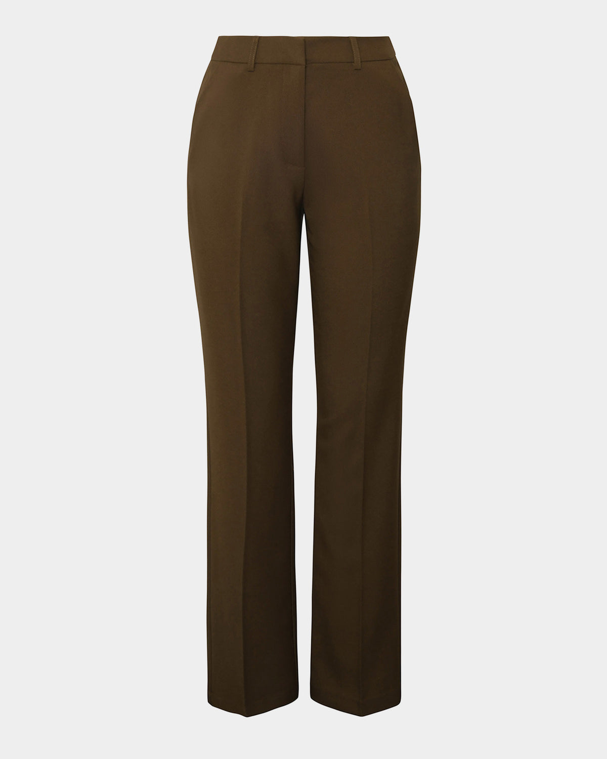 Hunter Slim Straight Pants in gold khaki — product-only view