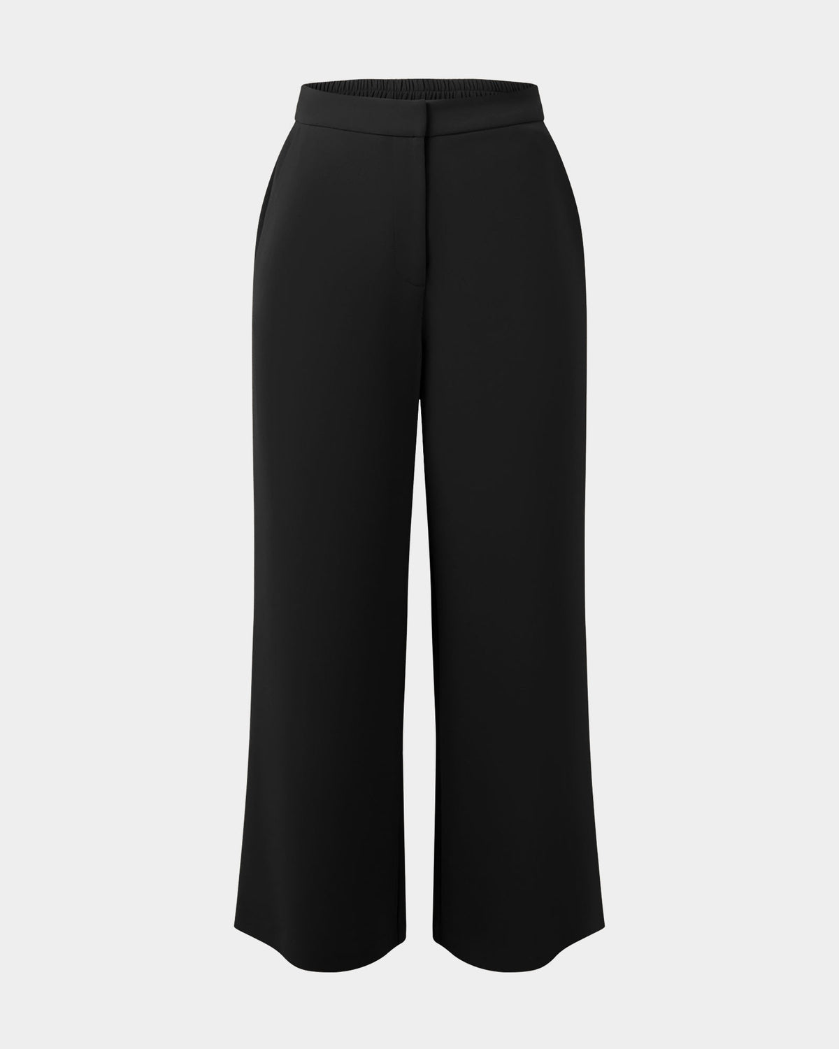 Ace Wide Leg Culotte in black — product-only view