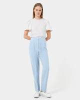 Rylan Tapered Pants in sky blue — full-length view