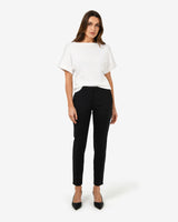 New Taylor Slim Pants in black — full-length view