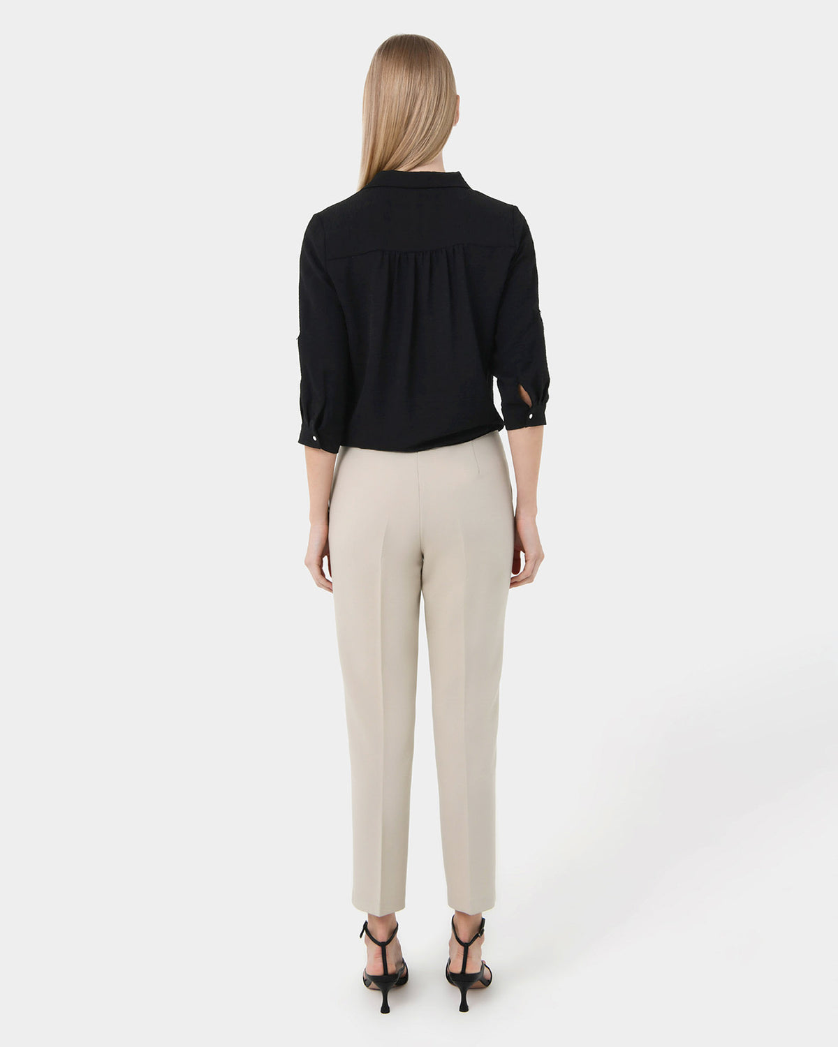 Zeny Slim Fit Cropped Pant