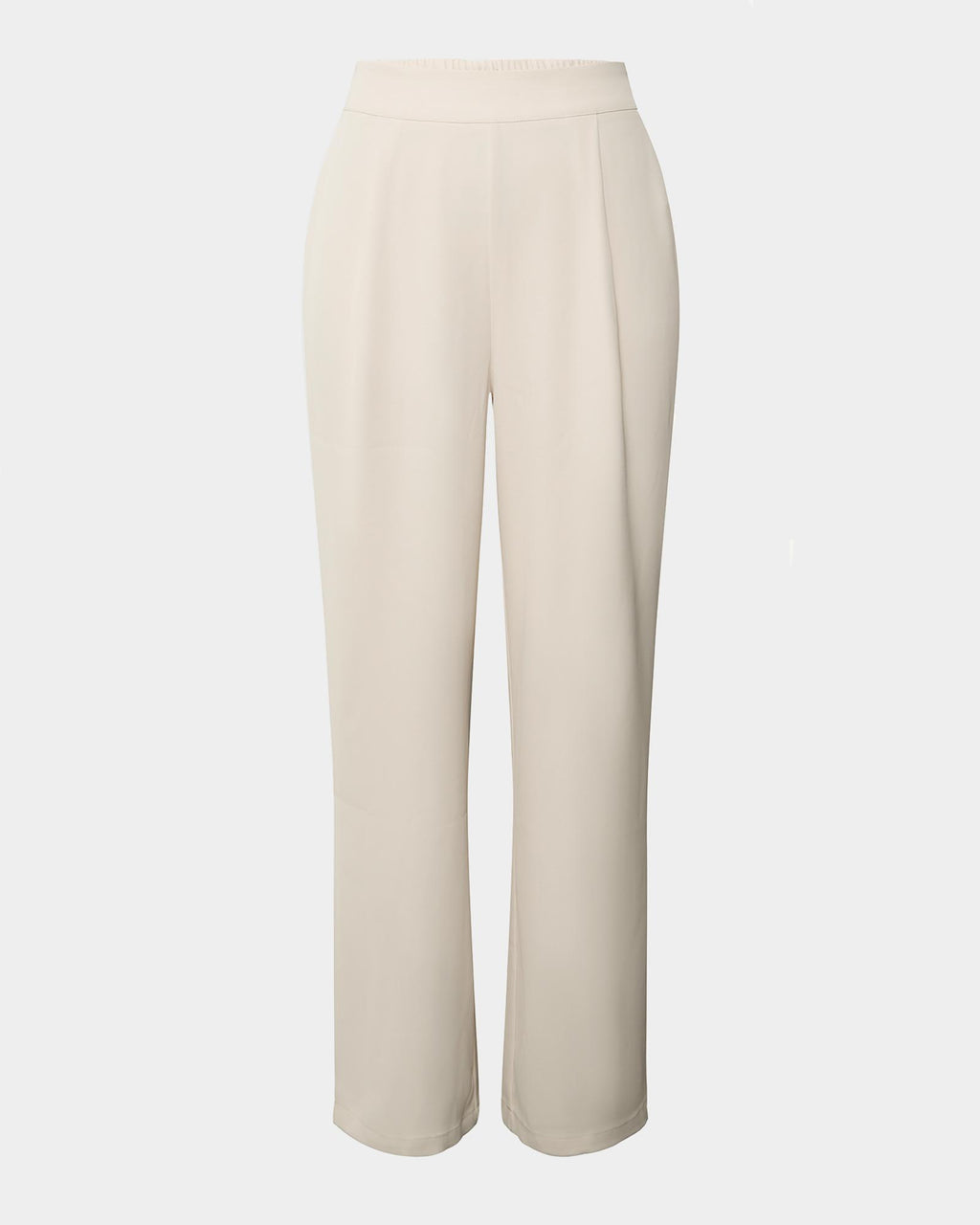 Rain Elastic Waist Pants in ecru — product-only view