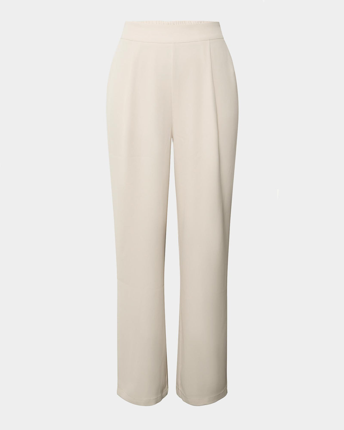 Rain Elastic Waist Pants in ecru — product-only view