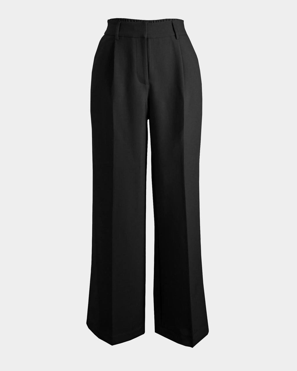 Nikki Tailored Elastic Pants in black — product-only view