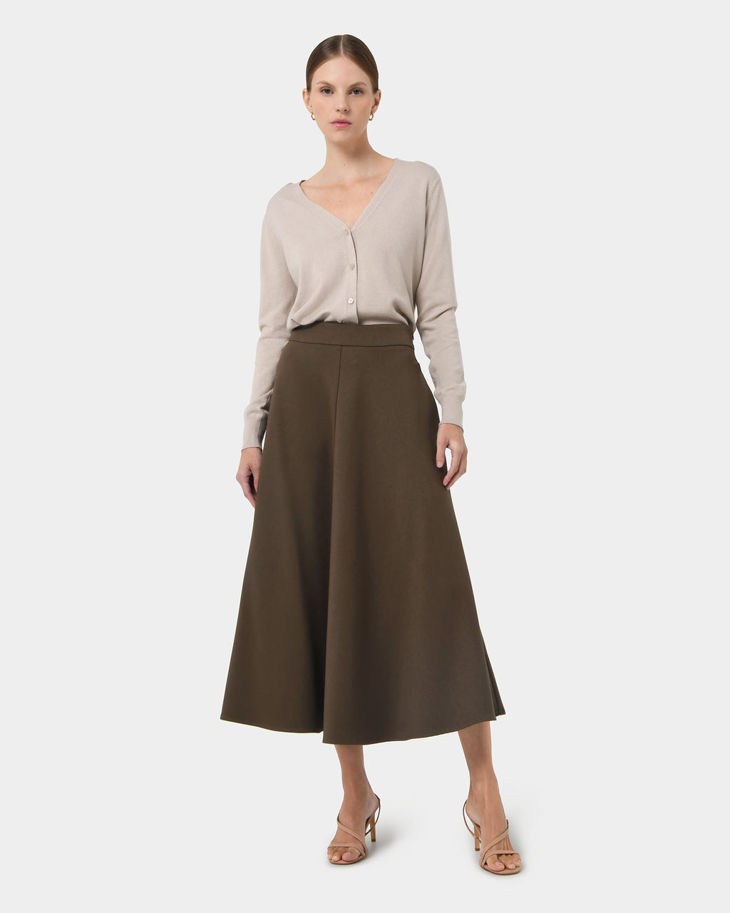 Emmalee Flared Skirt — full-length view 2