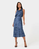 Juniper Printed Midi Skirt — full-length view