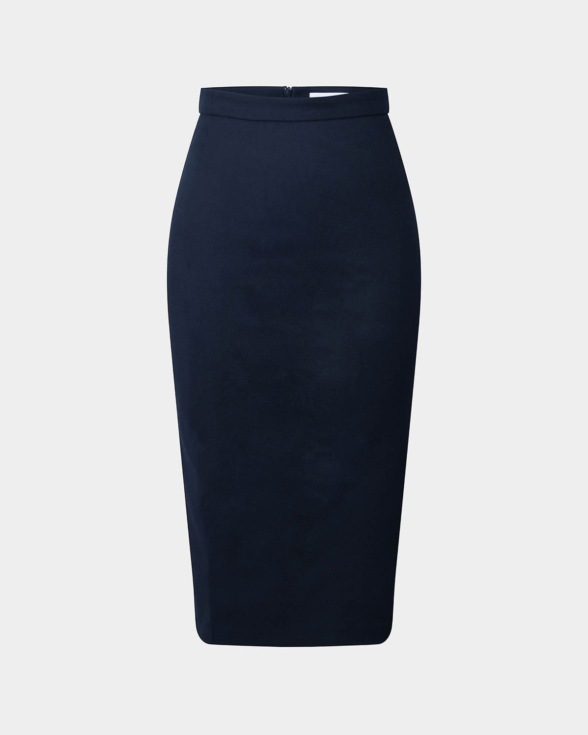 Safira Midi Pencil Skirt in navy — view 5