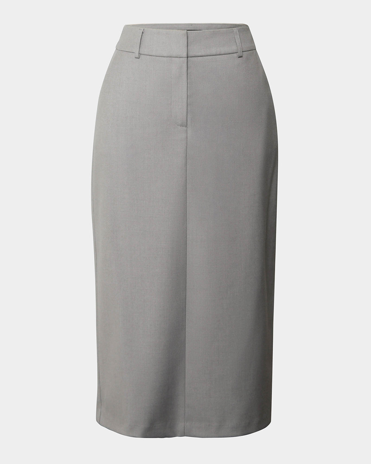 Chloe Panel Skirt in grey — product-only view