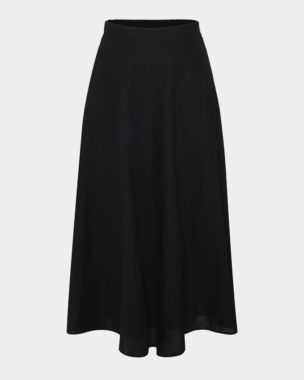 Kenya Linen Skirt in black — product-only view