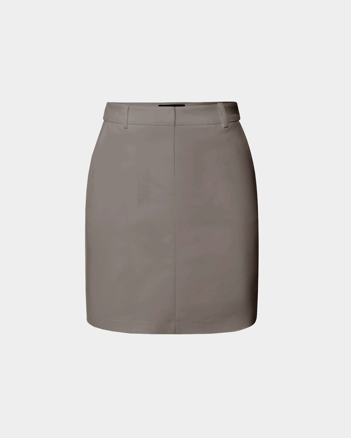 Safira Mini Skirt in walnut — product-only view