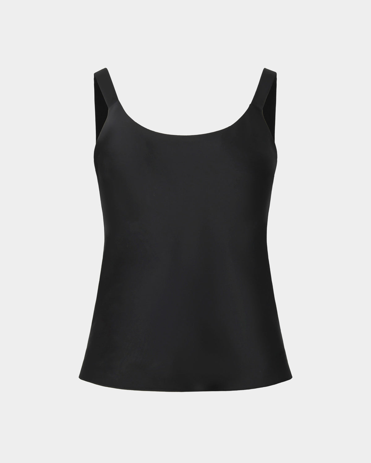 Kalena Satin Cami Top in black — product-only view