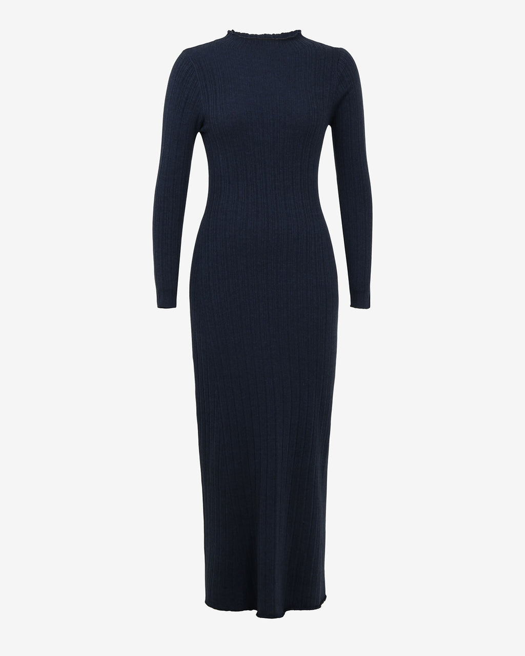Bambi Knit Midi Dress in navy — product-only view