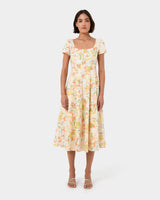 Brielle Floral Dress — full-length view