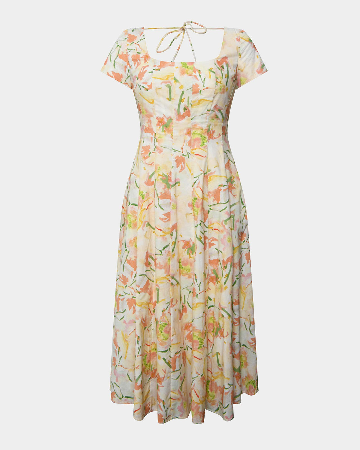 Brielle Floral Dress in spring floral — view 7