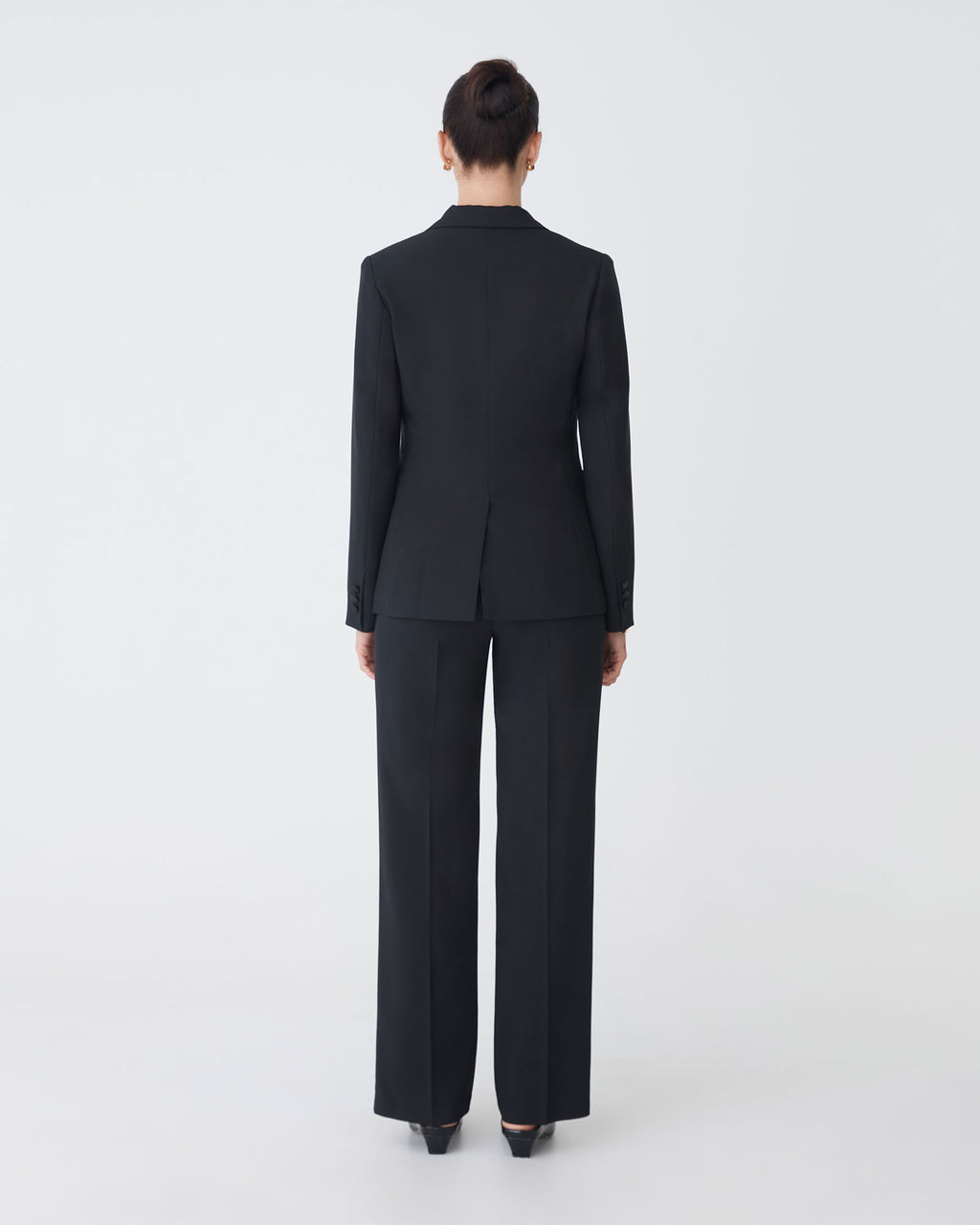 Eve Classic Blazer in black — back view