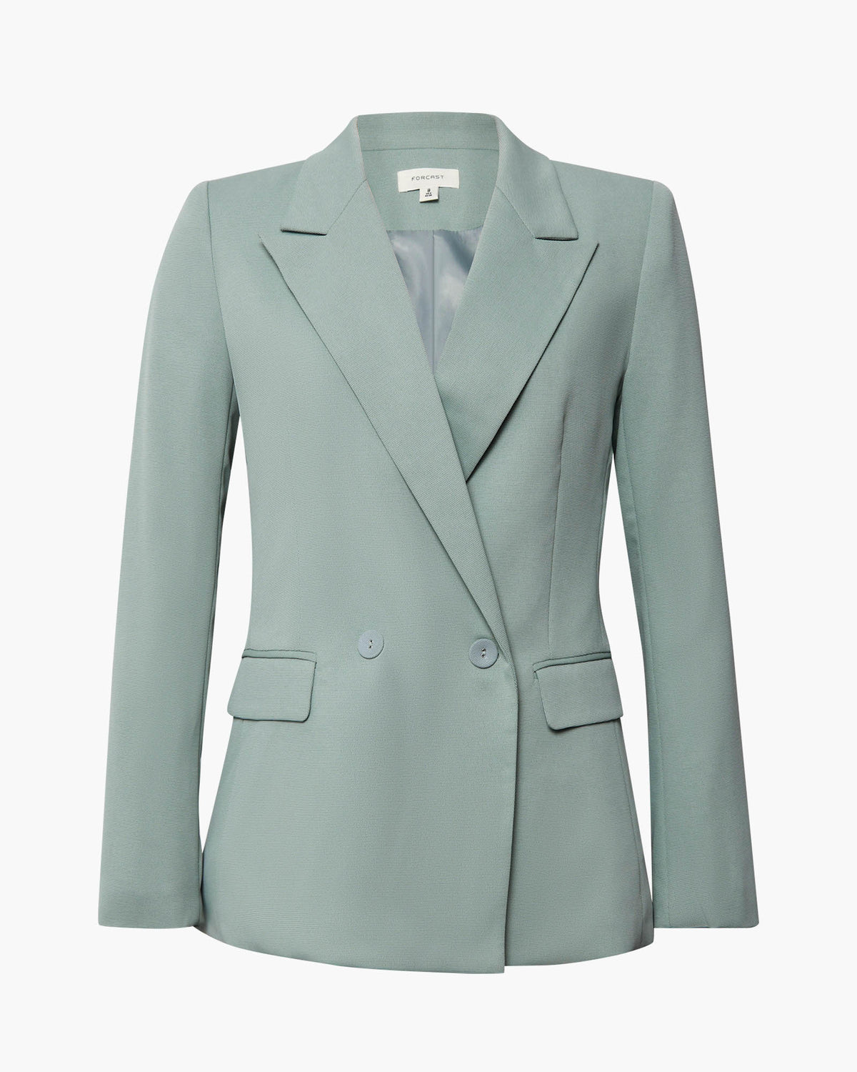 Lexee Double Breasted Blazer in sage — product-only view