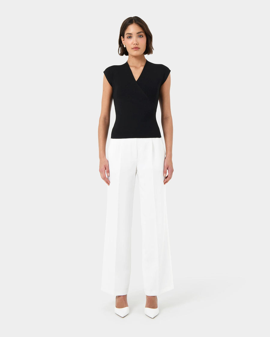 Ani Wrap Knit Top