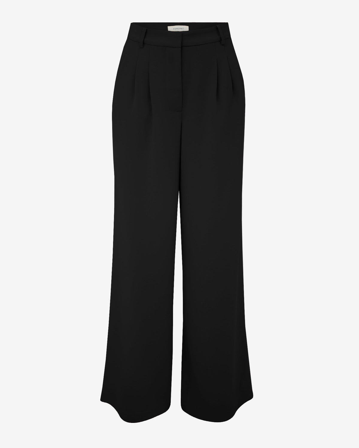Rumy Wide Leg Tailored Pants in black — product-only view