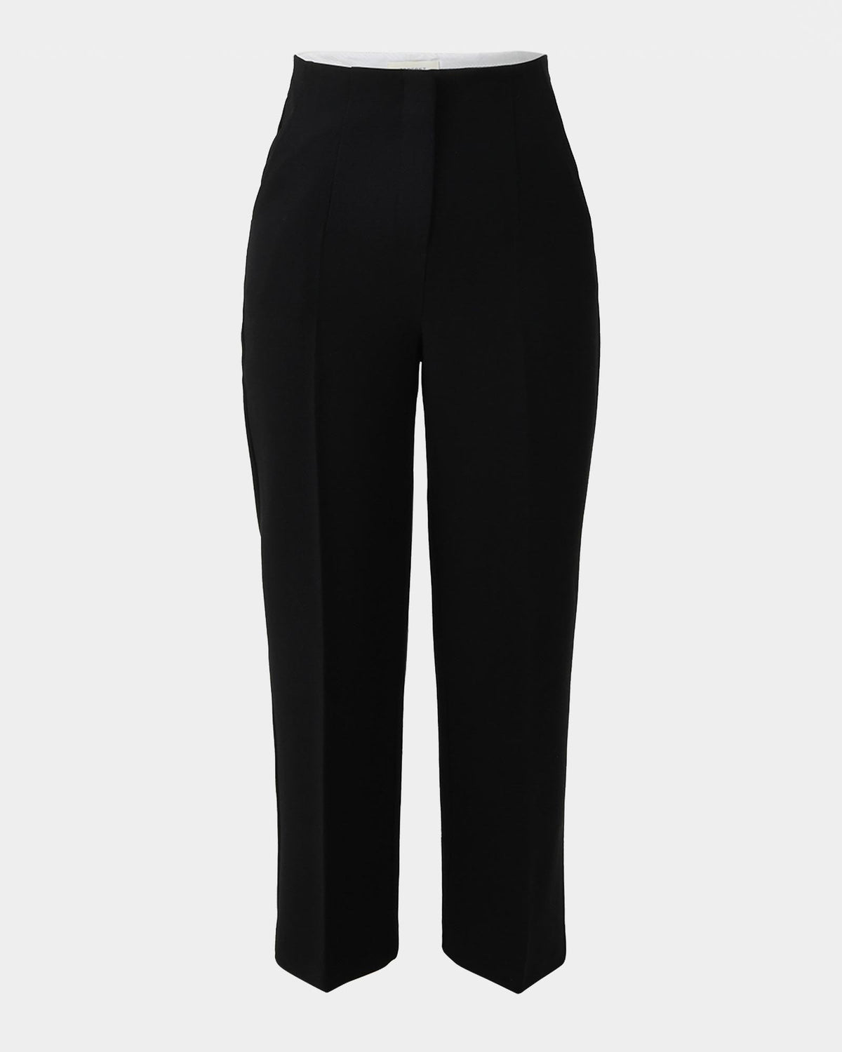 Lee Tailored Crop Pants in black — product-only view