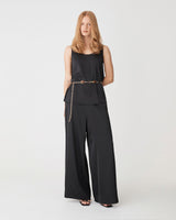 Sadin Pull On Pants in black — full-length view
