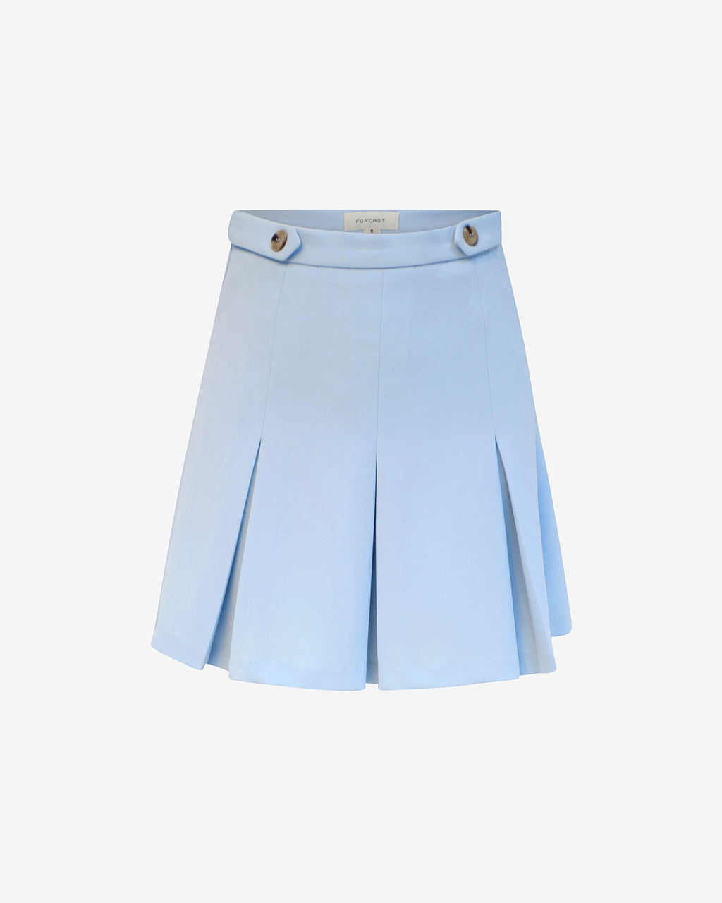 Ace Pleated Skirt in pastel blue — product-only view