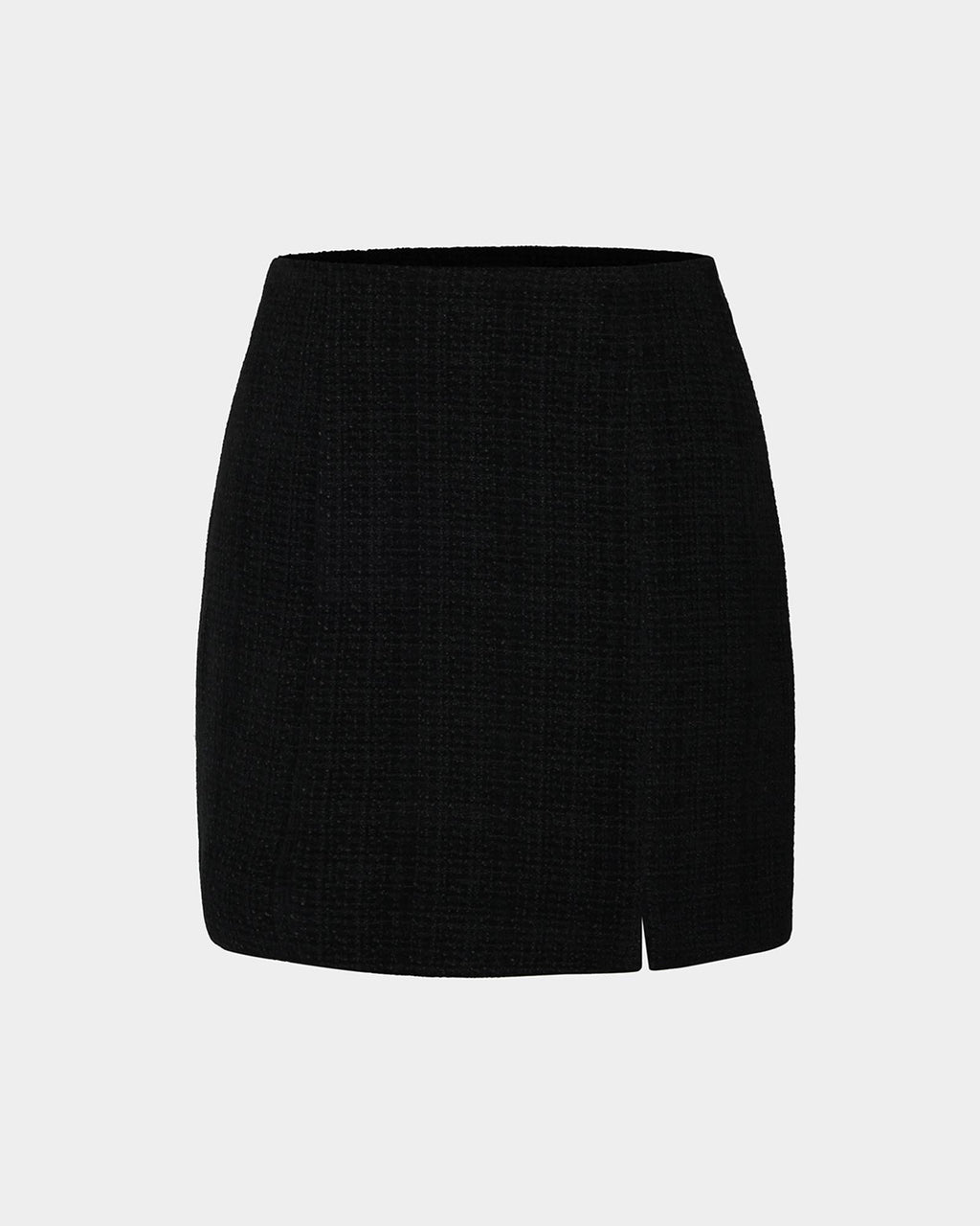 Carmen Tweed A-Line Skirt in black — product-only view