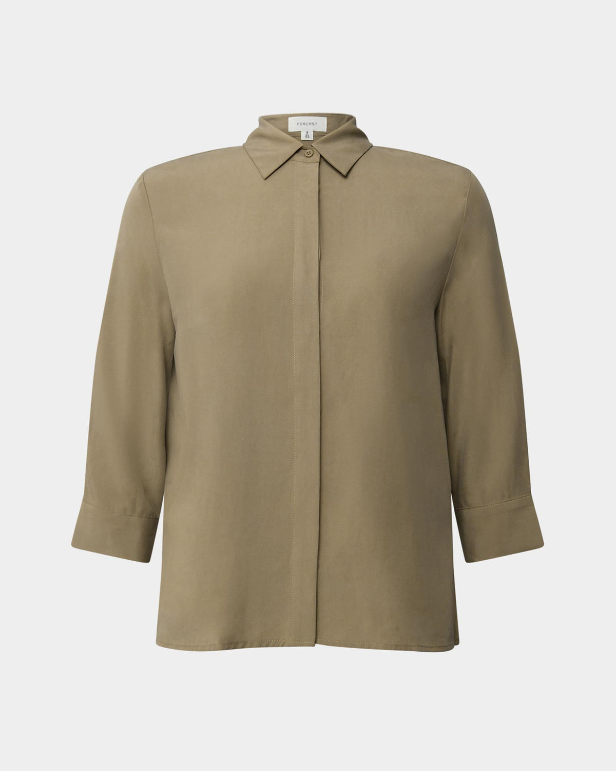 Bella 3/4 Sleeve Shirt in safari beige — product-only view