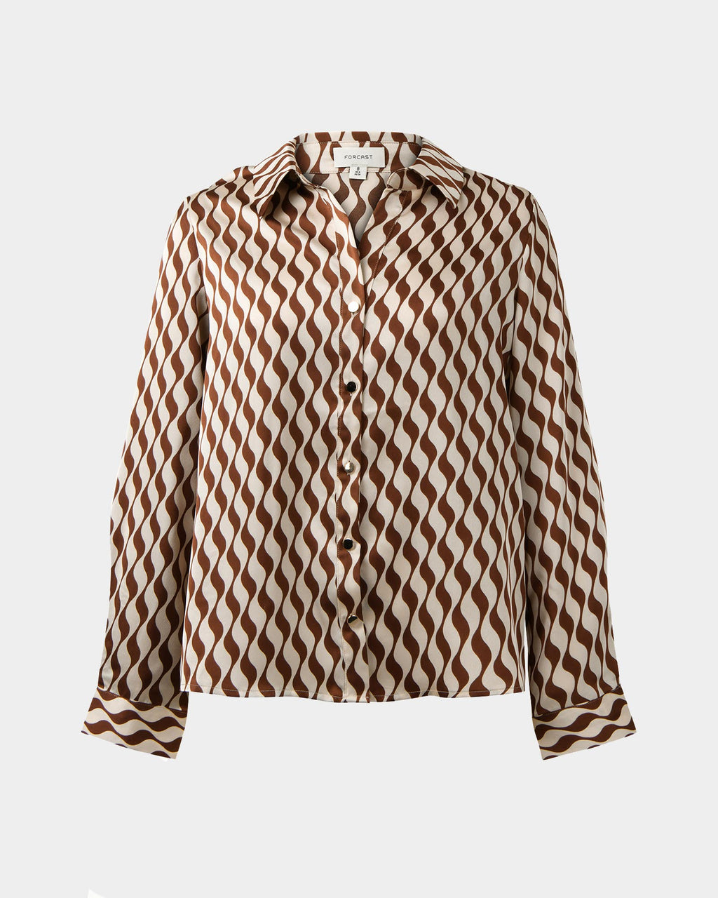 Inka Print Relaxed Shirt in brown illusion — view 6