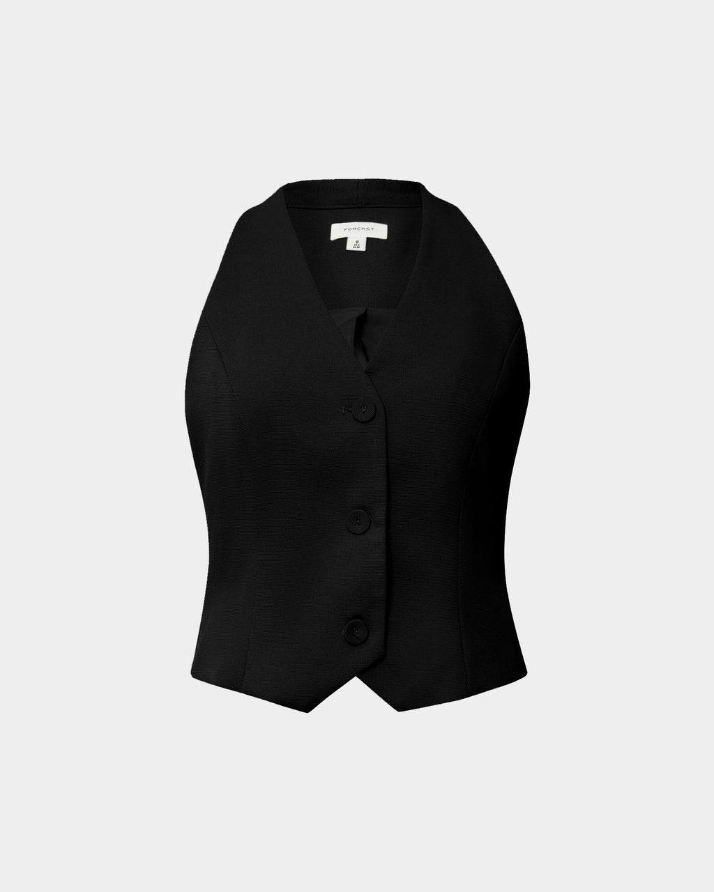 Lexee Tailored Vest in black — product-only view