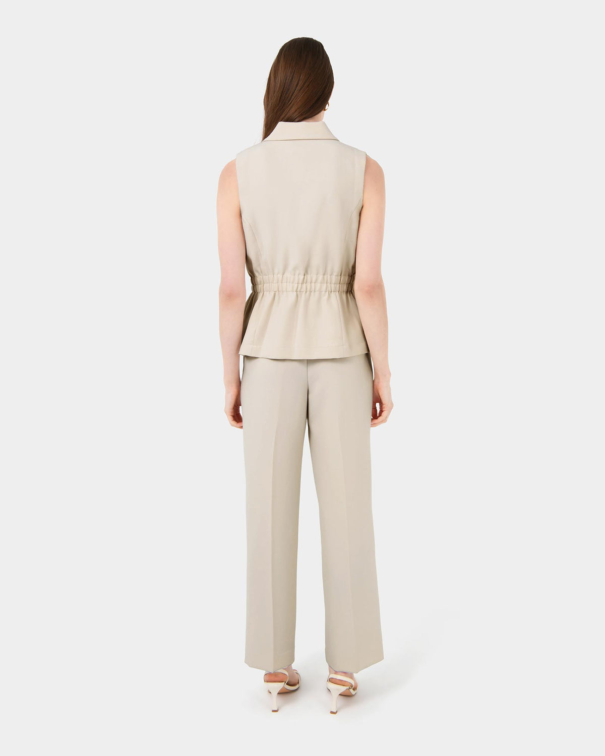 Jordy Longline Vest in bone — view 4