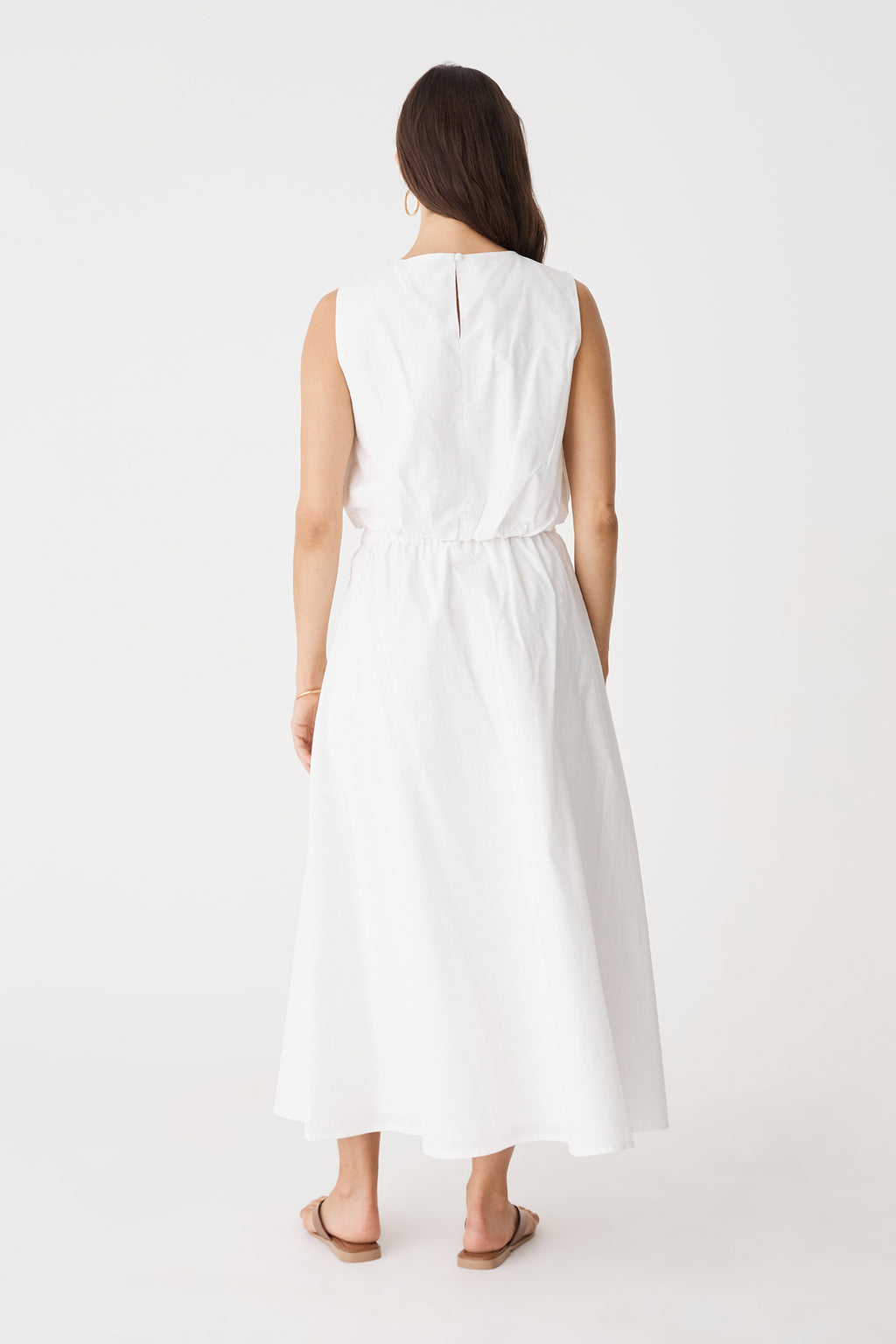 Kenya 2 Ruched Linen Top