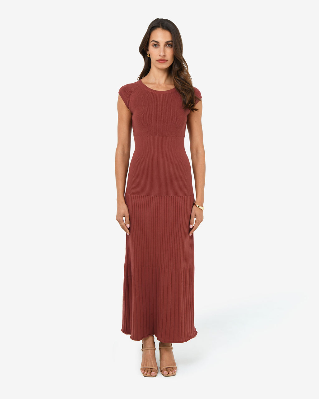Lourdes Ribbed Knit Dress — view 1