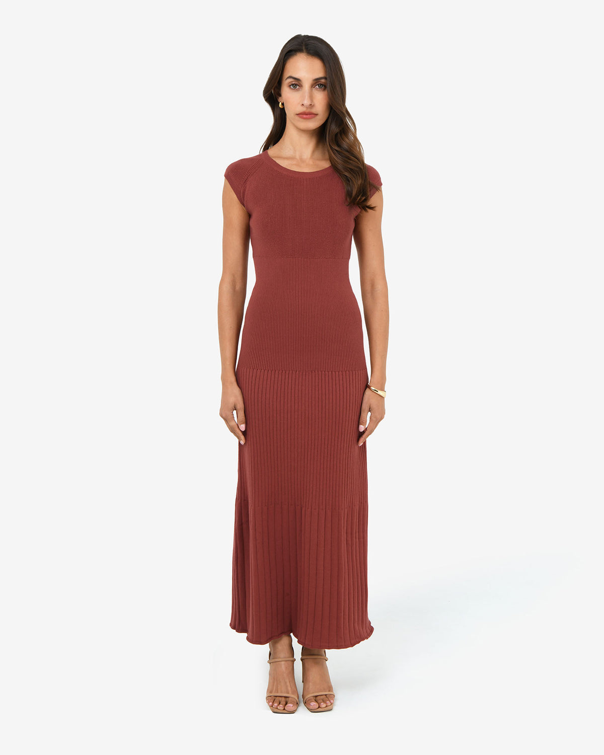 Lourdes Ribbed Knit Dress — view 1
