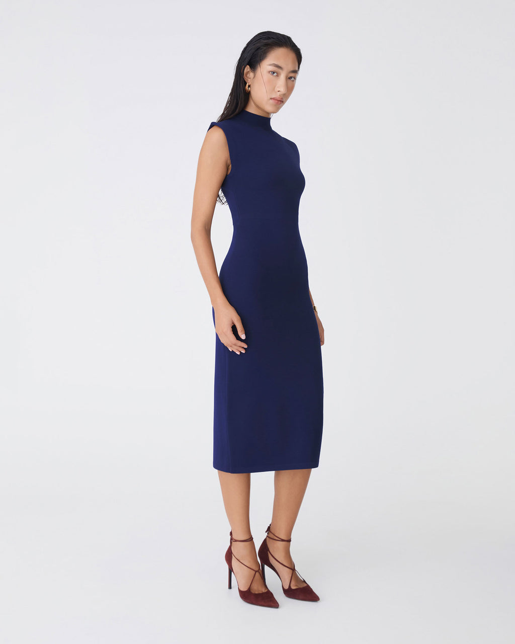 Heloise Milano Knit Dress in twilight — side view