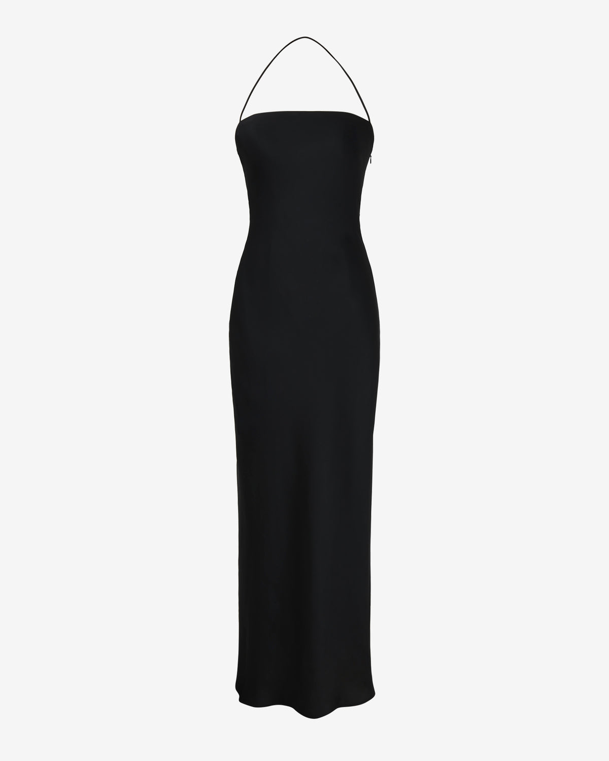 Martini Strapless Satin Dress in black — view 7