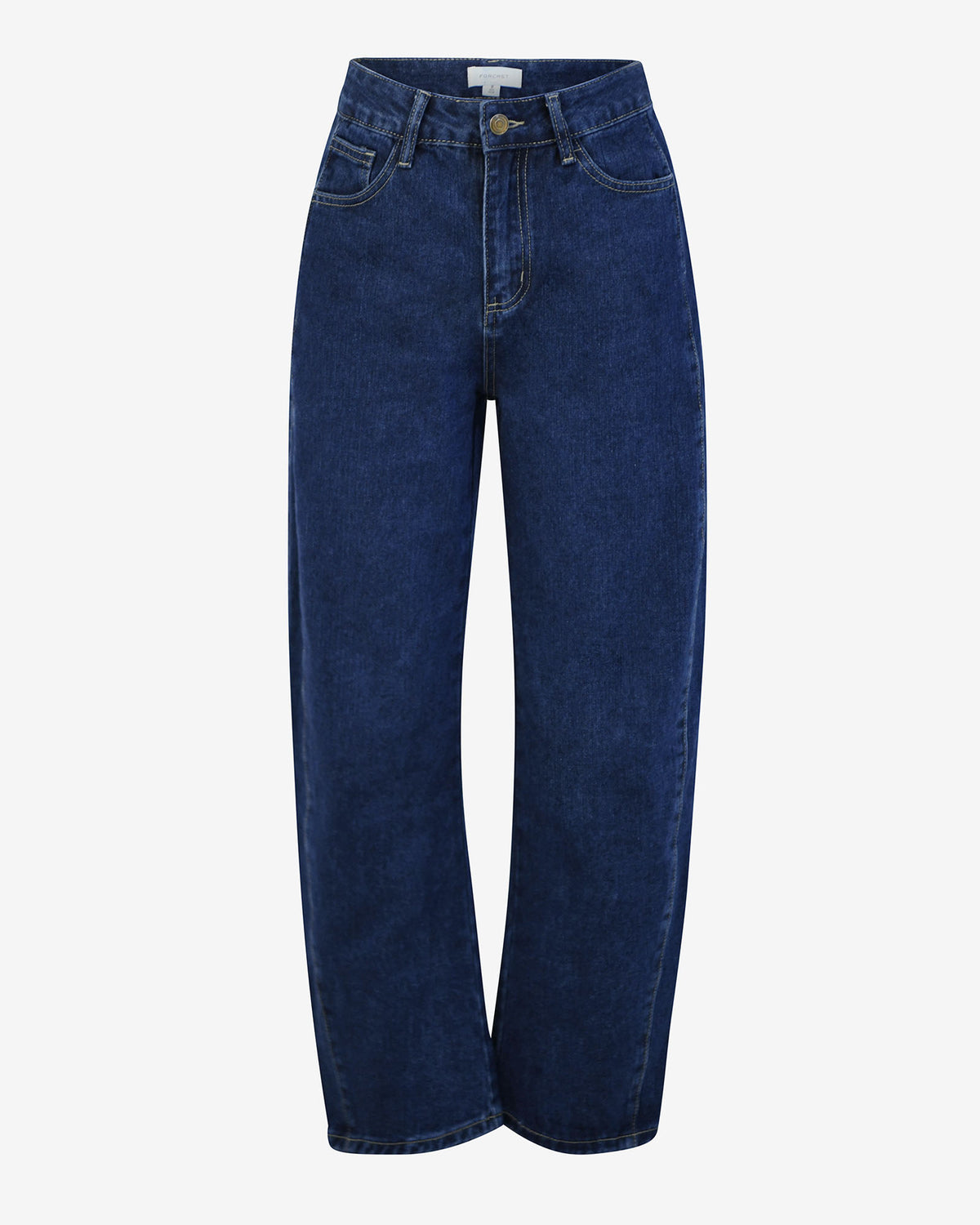 Bondi Barrel Leg Jeans in classic blue — product-only view