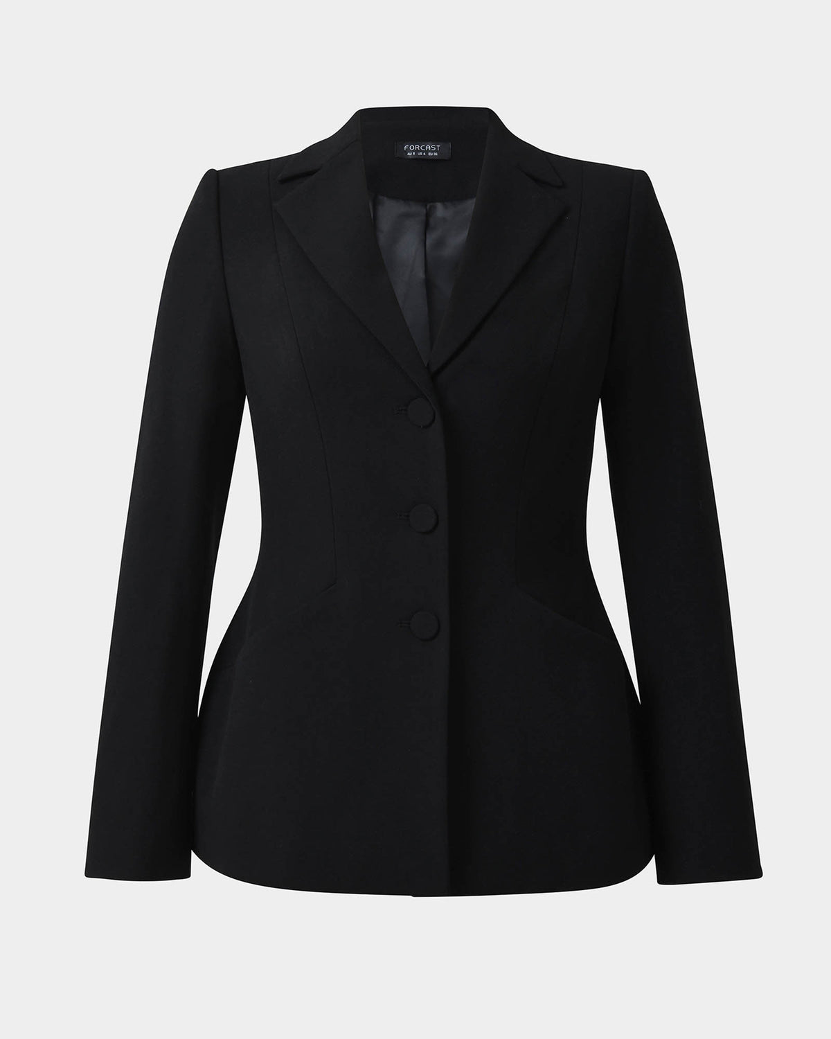 Gordon Hourglass Blazer in black — product-only view