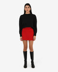 Joyli Round Neck Knit in black — full-length view