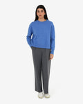 Joyli Round Neck Knit in periwinkle — full-length view