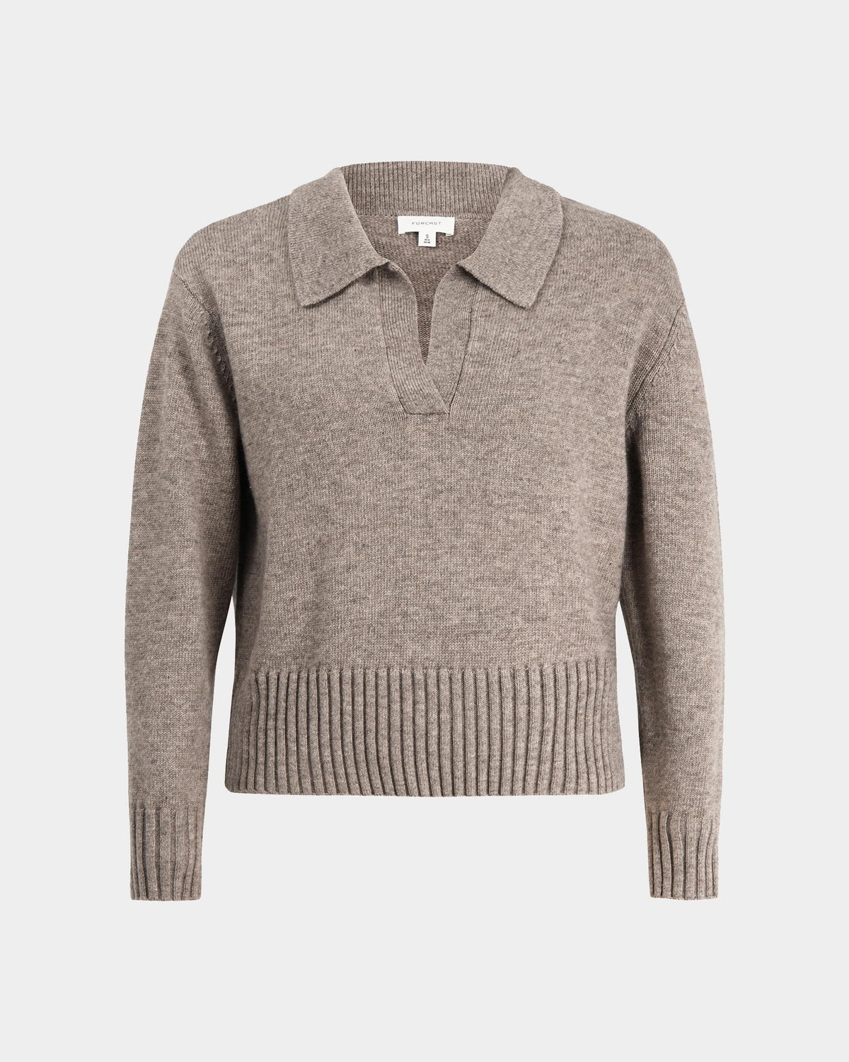 Mina Wool Blend Knit in marle mocha — view 6