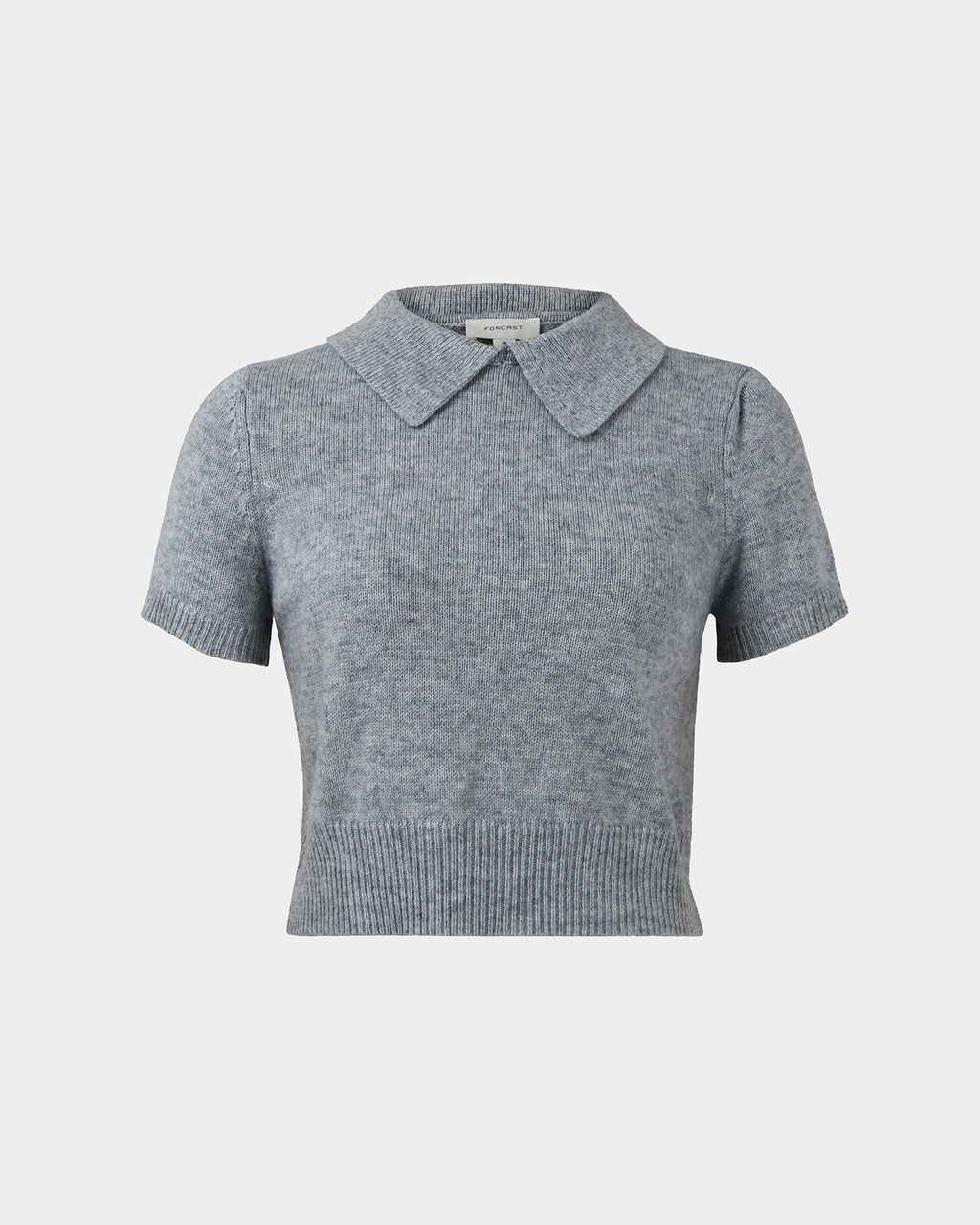 Jess Wool Blend Knit in marle grey — product-only view