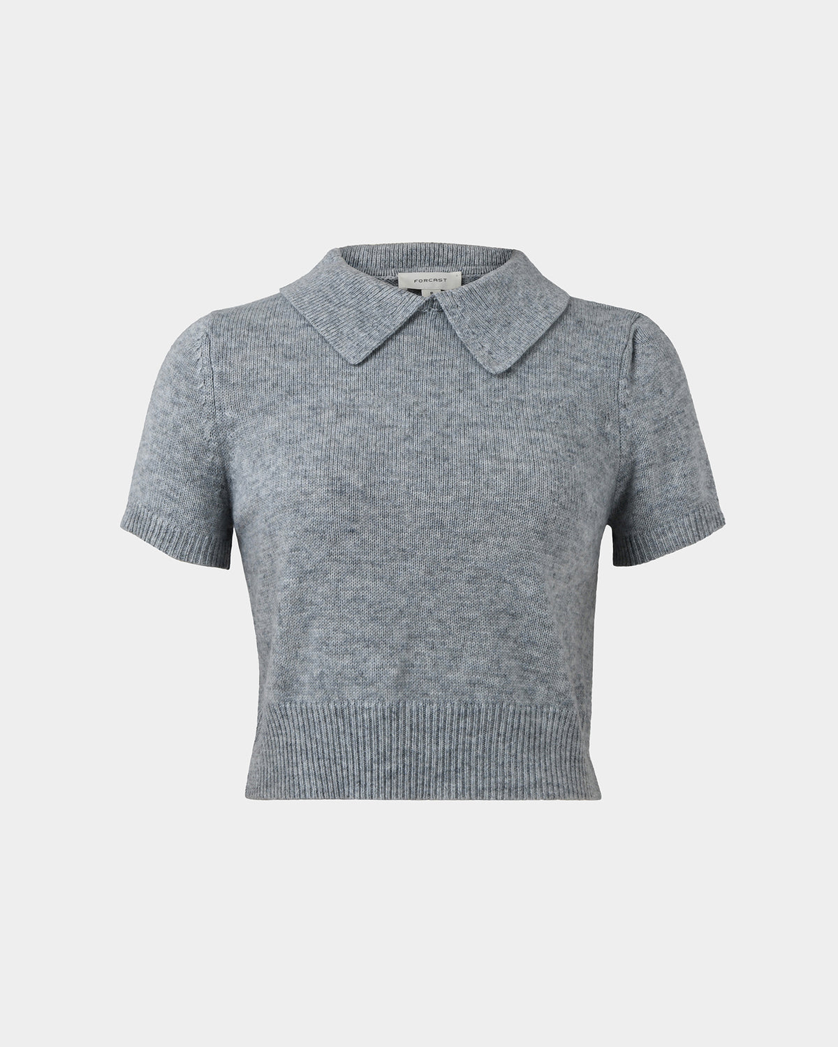 Jess Wool Blend Knit in marle grey — product-only view