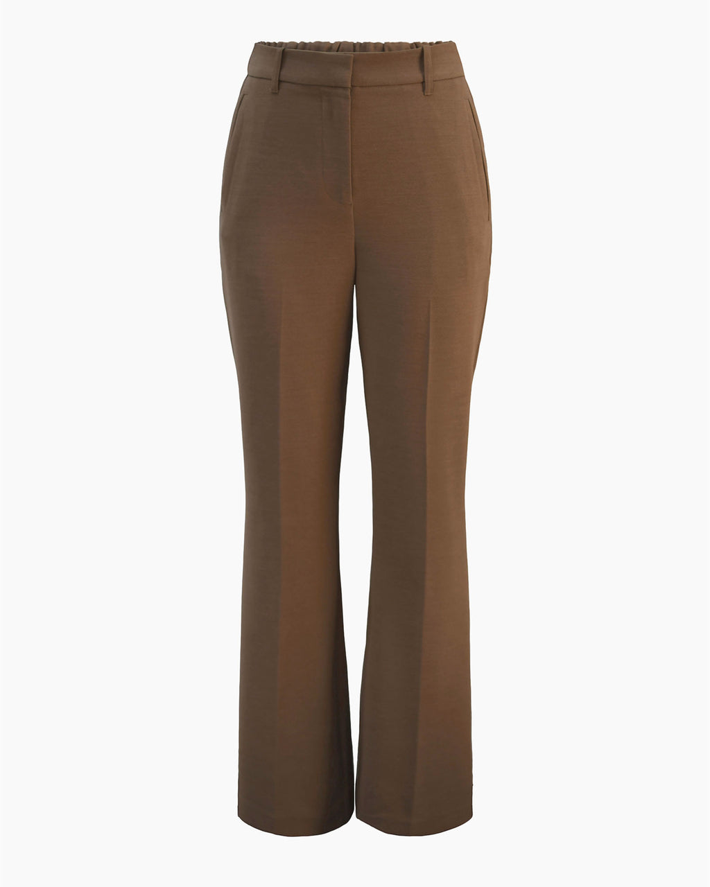 Maris Bootleg Pants in carob — product-only view