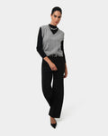 Gordon Straight Leg Pants in black — full-length view
